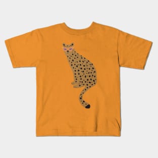 Funny leopard sunglasses animal print Kids T-Shirt